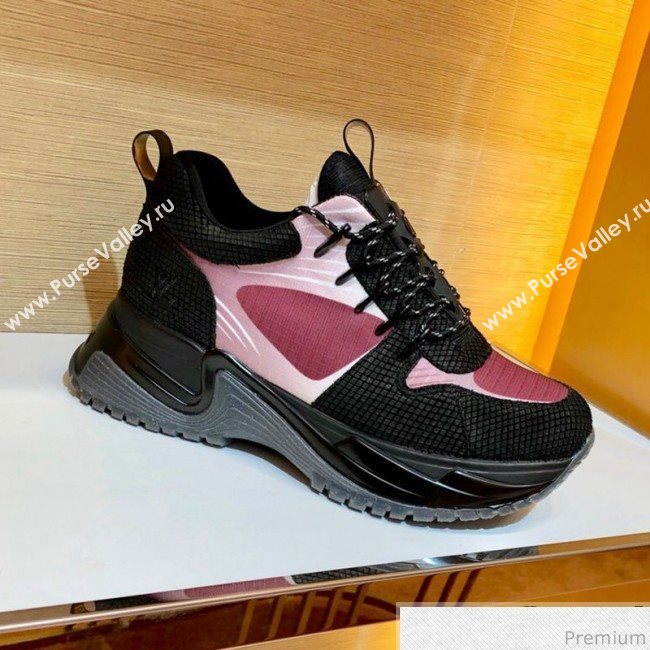 Louis Vuitton Run Away Pulse Sneakers Pink/Black 2019 (SIYA-9040839)