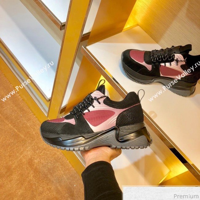 Louis Vuitton Run Away Pulse Sneakers Pink/Black 2019 (SIYA-9040839)