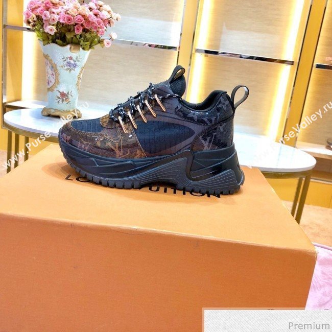 Louis Vuitton Run Away Pulse Sneakers Monogram/Black 2019 (SIYA-9040840)