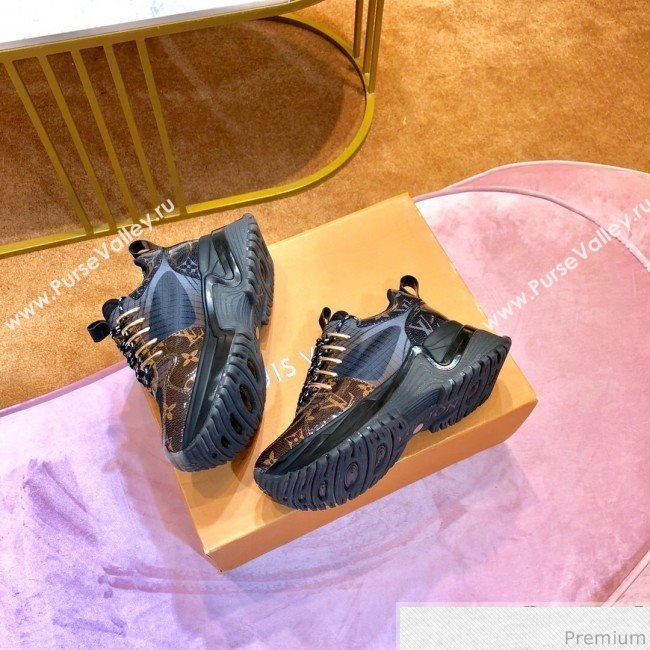 Louis Vuitton Run Away Pulse Sneakers Monogram/Black 2019 (SIYA-9040840)