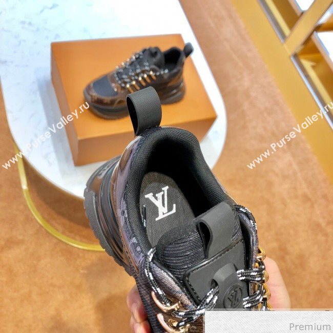 Louis Vuitton Run Away Pulse Sneakers Monogram/Black 2019 (SIYA-9040840)