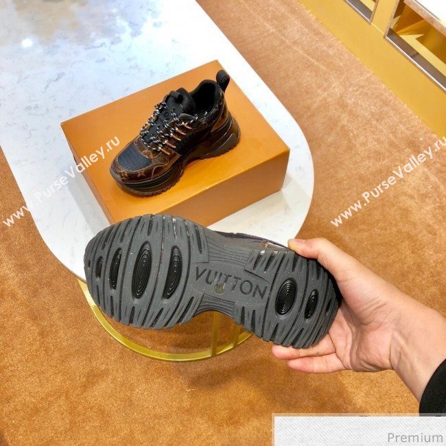 Louis Vuitton Run Away Pulse Sneakers Monogram/Black 2019 (SIYA-9040840)