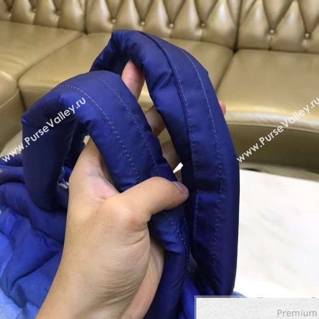 Chanel Down Feather Gradual Top Handle Bag Red/Gray/Blue 2018 (GN-9031515)