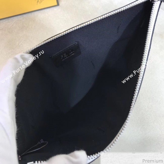 Fendi Roma Calfskin Clutch White 2019 (AFEI-9040407)