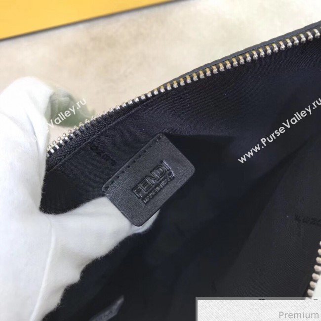 Fendi Roma Calfskin Clutch Green/Navy Blue 2019 (AFEI-9040409)