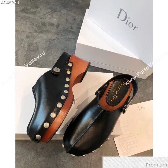 Dior Walk"NDior Slingbacks Mules in Black Calfskin 2019 (EM-9040435)