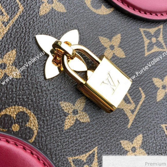 Louis Vuitton Flower Zipped Tote BB in Monogram Canvas M44350 Red 2019 (KD-9030603)