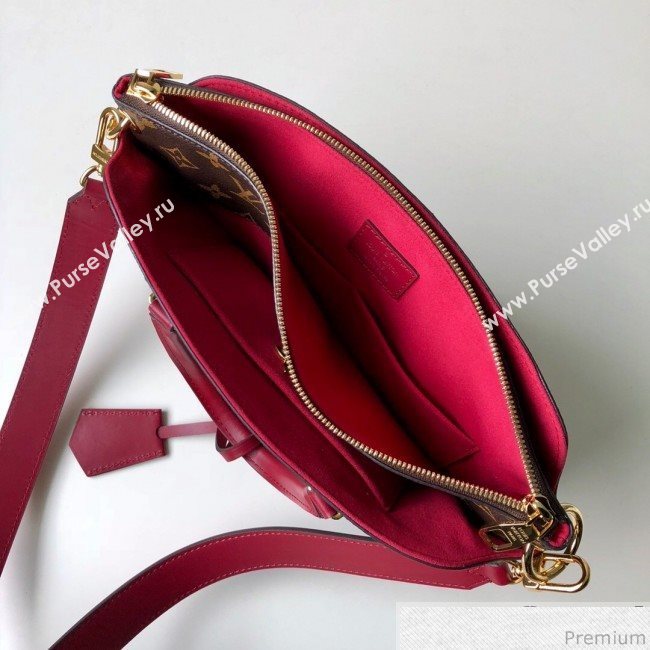 Louis Vuitton Flower Zipped Tote BB in Monogram Canvas M44350 Red 2019 (KD-9030603)