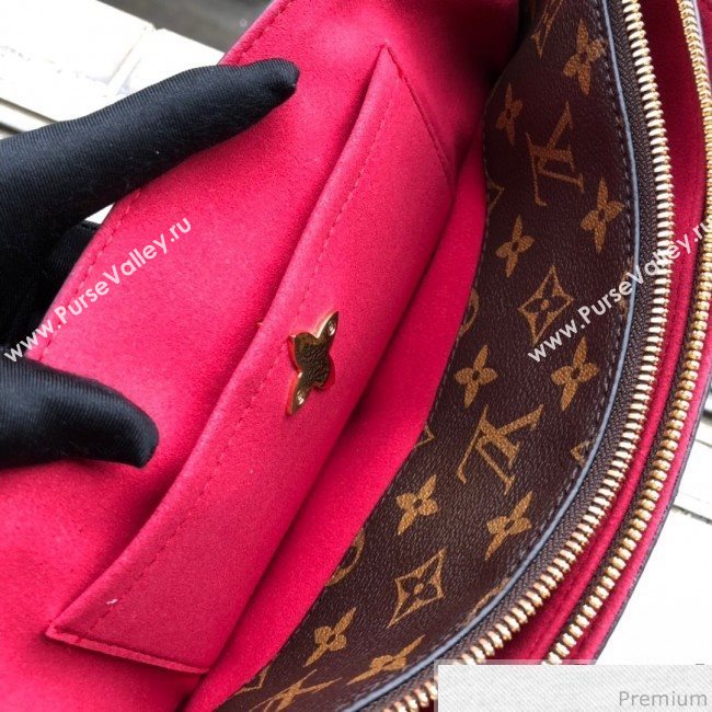 Louis Vuitton Flower Zipped Tote BB in Monogram Canvas M44350 Red 2019 (KD-9030603)