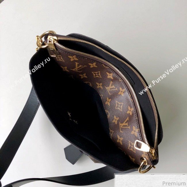 Louis Vuitton Flower Zipped Tote BB in Monogram Canvas M44351 Black 2019 (KD-9030602)