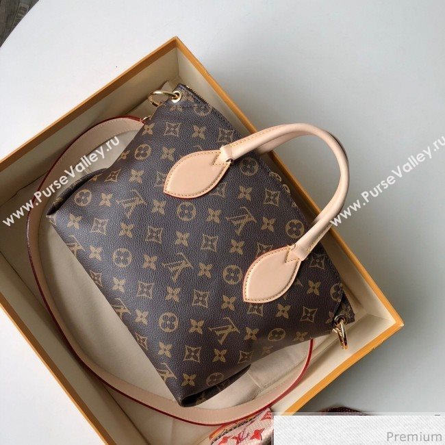 Louis Vuitton Flower Zipped Tote BB in Monogram Canvas M44359 Beige 2019 (KD-9030601)