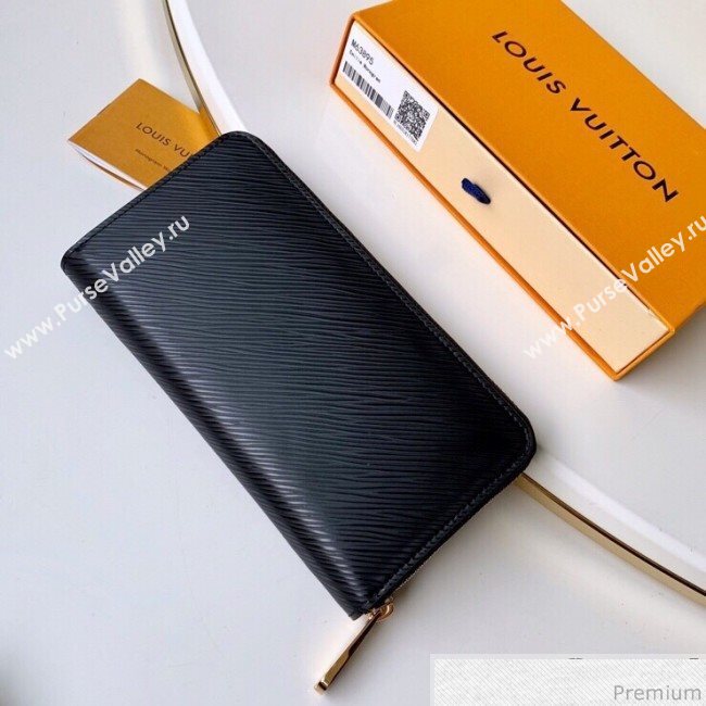 Louis Vuitton Love Lock Zippy Wallet in Epi Leather M63991 Black (KD-9030605)