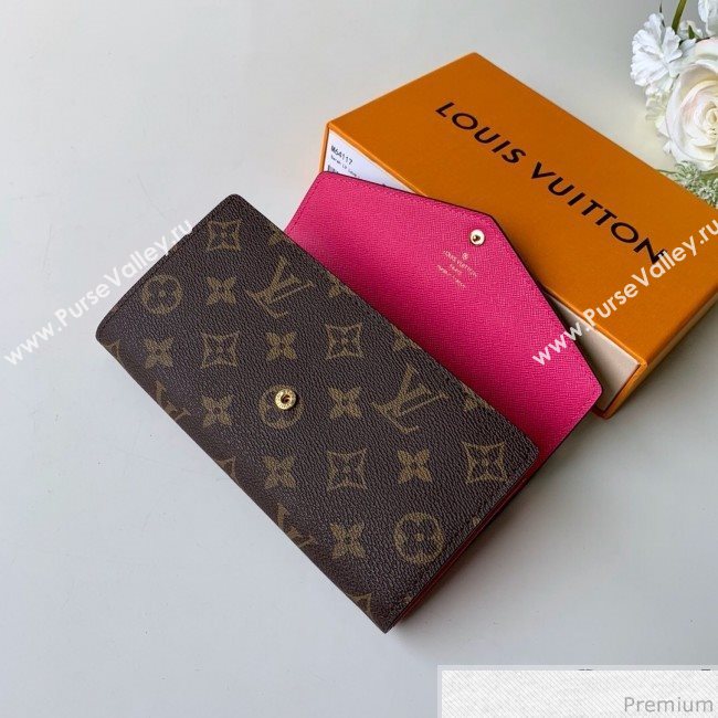 Louis Vuitton Love Lock Sarah Wallet in Monogram Canvas M64117 (KD-9030607)