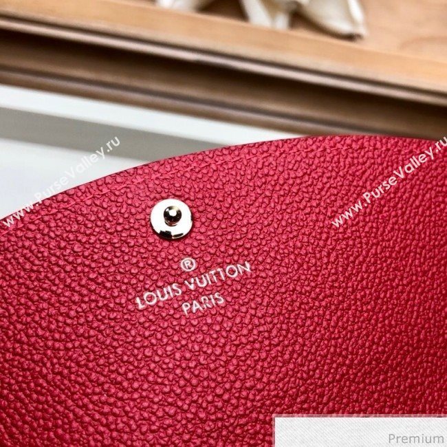Louis Vuitton Emilie Wallet in Monogram Empreinte Leather M63918 Pink (LVSJ-9030610)