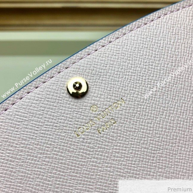 Louis Vuitton Emilie Wallet in Monogram Canvas M63895 Blue Jean (LVSJ-9030608)