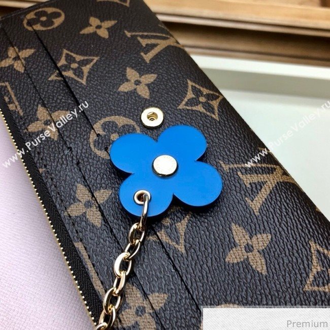 Louis Vuitton Emilie Wallet in Monogram Canvas M63895 Blue Jean (LVSJ-9030608)