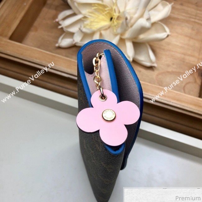 Louis Vuitton Emilie Wallet in Monogram Canvas M63895 Blue Jean (LVSJ-9030608)