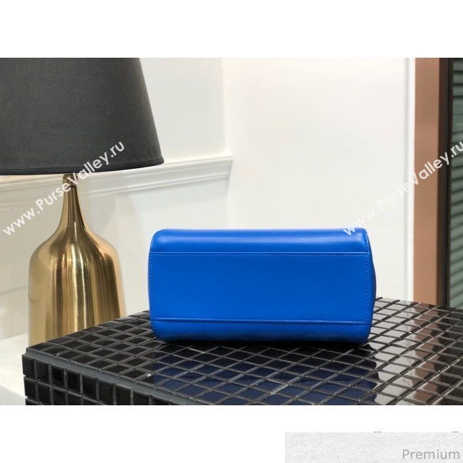 Fendi Lambskin Peekaboo Mini Top Handle Bag Royal Blue 2019 (QLP-9030627)