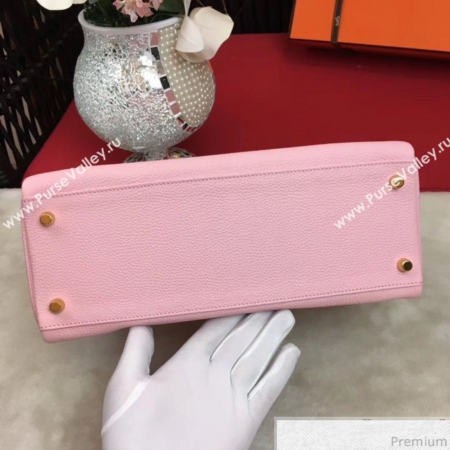 Hermes Kelly 32cm in Original Togo Leather Bag Light Pink (AMIN-9032752)