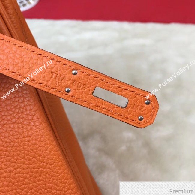 Hermes Kelly 32cm in Original Togo Leather Bag Orange (AMIN-9032753)
