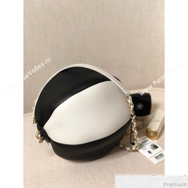 Chanel Beach Ball Handbag AS0512 White/Black 2019 (YD-9041102)