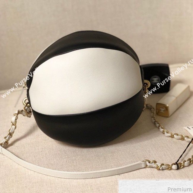 Chanel Beach Ball Handbag AS0512 White/Black 2019 (YD-9041102)