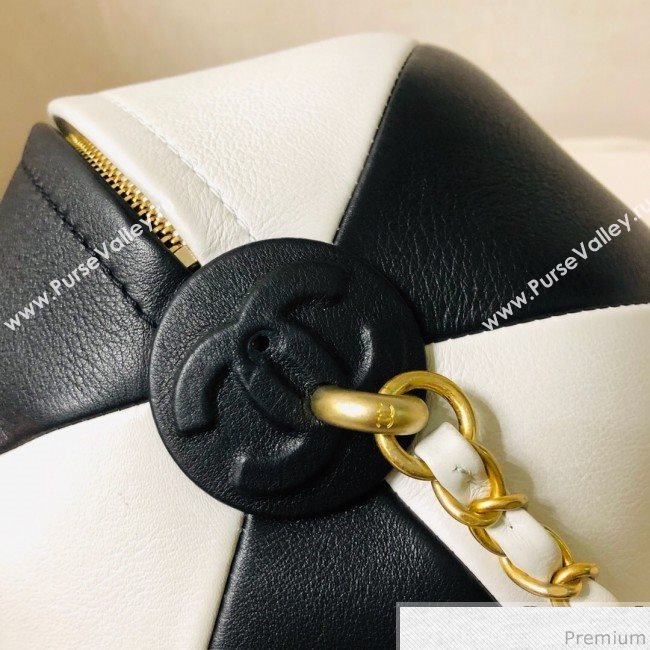 Chanel Beach Ball Handbag AS0512 White/Black 2019 (YD-9041102)