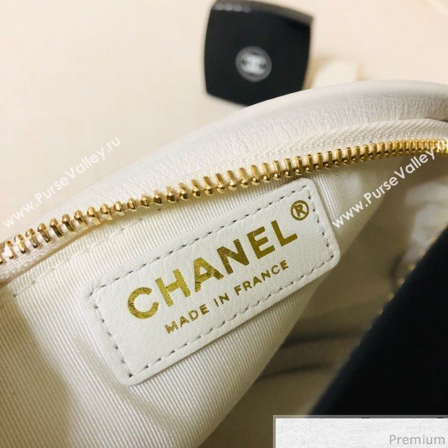 Chanel Beach Ball Handbag AS0512 White/Black 2019 (YD-9041102)