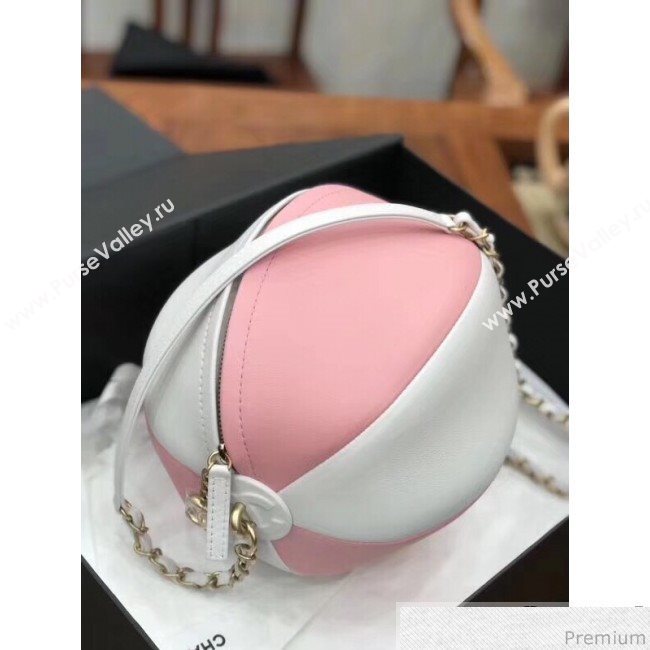 Chanel Beach Ball Handbag AS0512 Pink/White 2019 (YD-9041101)