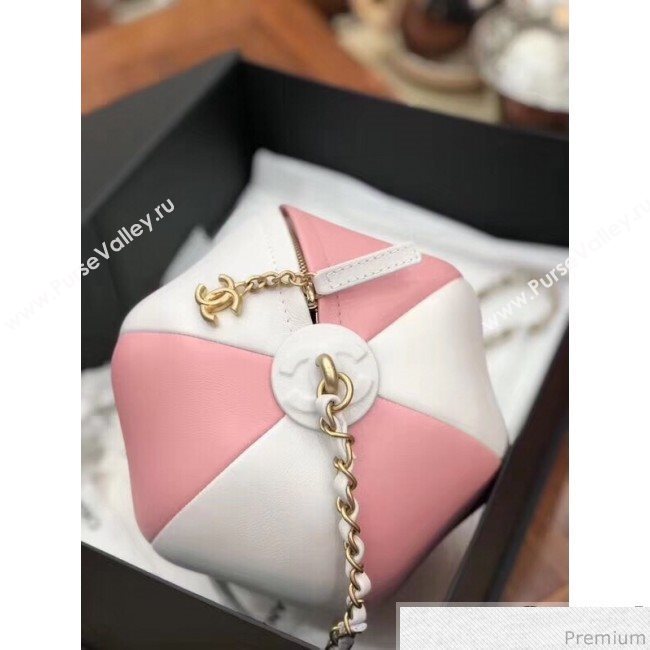 Chanel Beach Ball Handbag AS0512 Pink/White 2019 (YD-9041101)