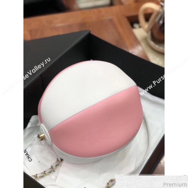 Chanel Beach Ball Handbag AS0512 Pink/White 2019 (YD-9041101)