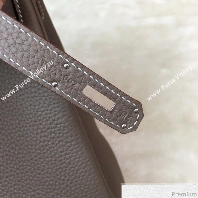 Hermes Kelly 32cm in Original Togo Leather Bag Grey Elephant (AMIN-9032756)