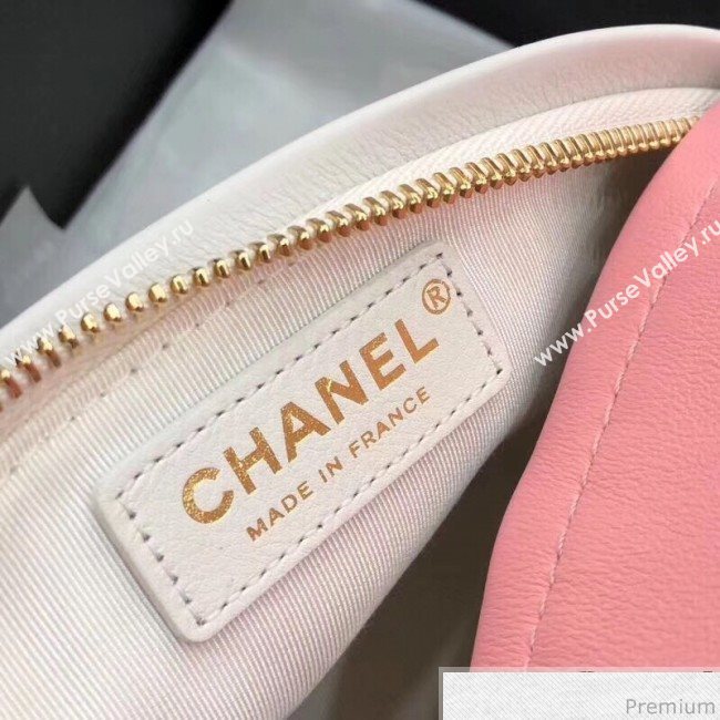 Chanel Beach Ball Handbag AS0512 Pink/White 2019 (YD-9041101)