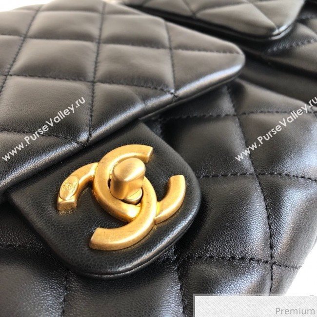 Chanel Side-packs Flap Bag AS0614 Black 2019 (YD-9041103)