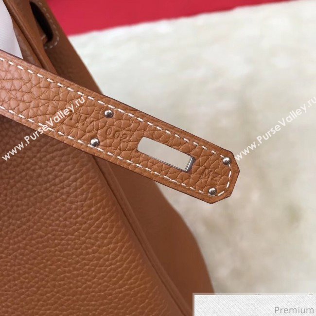 Hermes Kelly 32cm in Original Togo Leather Bag Brown (AMIN-9032757)