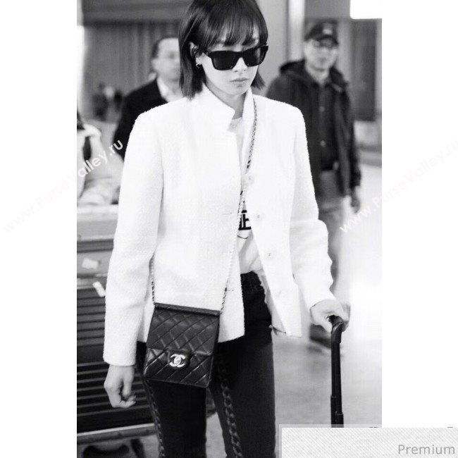 Chanel Pearl Flap Bag AS0580 Black 2019 (YD-9041104)