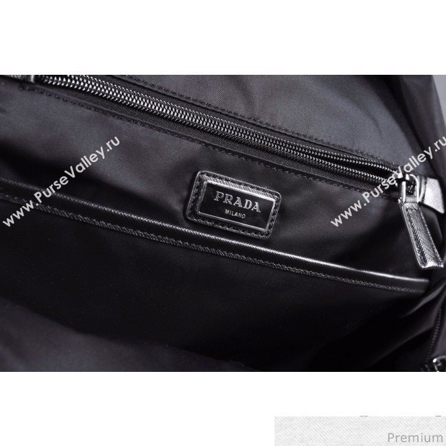 Prada Nylon Backpack 2VZ025 Black 2019 (LYP-9030705)