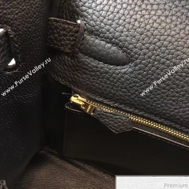 Hermes Kelly 32cm in Original Togo Leather Bag Black (AMIN-9032760)