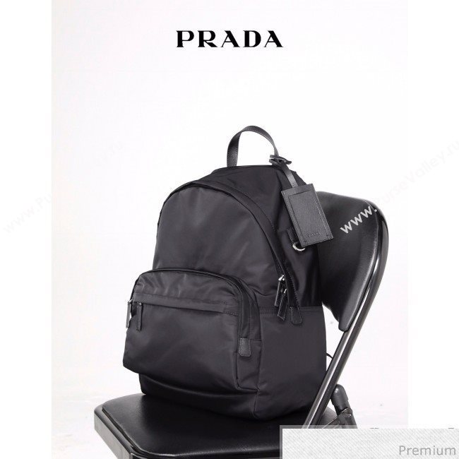 Prada Technical Fabric Backpack 2VZ066 Black 2019 (LYP-9030707)