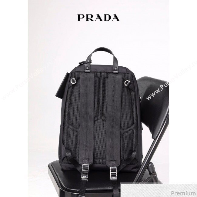 Prada Technical Fabric Backpack 2VZ066 Black 2019 (LYP-9030707)