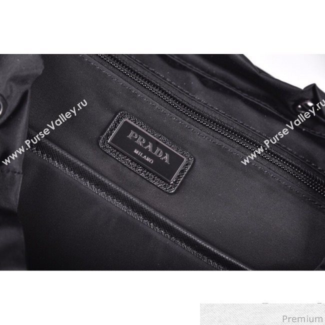 Prada Technical Fabric and Nylon Backpack 2VZ135 Black 2019 (LYP-9030708)