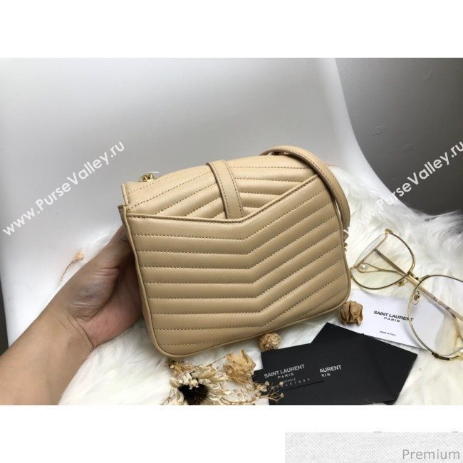 Saint Laurent Sulpice Small in Matelasse Lambskin 532662 Beige 2019 (KTS-9030716)