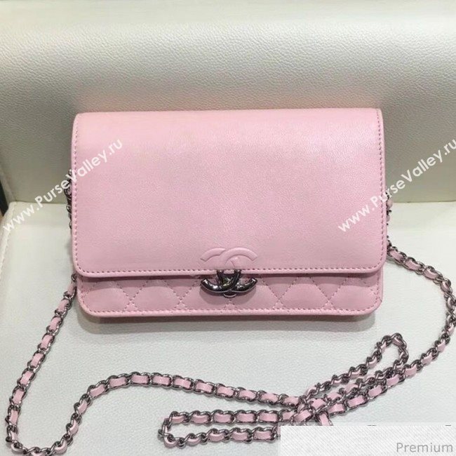 Chanel Wallet on Chain WOC A84428 Pink 2019 (SMJD-9041122)