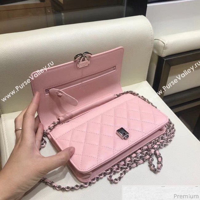 Chanel Wallet on Chain WOC A84428 Pink 2019 (SMJD-9041122)