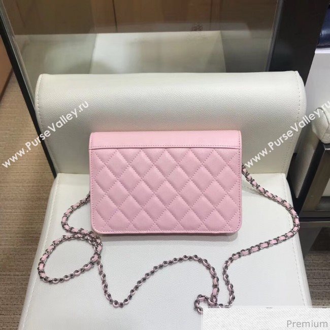 Chanel Wallet on Chain WOC A84428 Pink 2019 (SMJD-9041122)