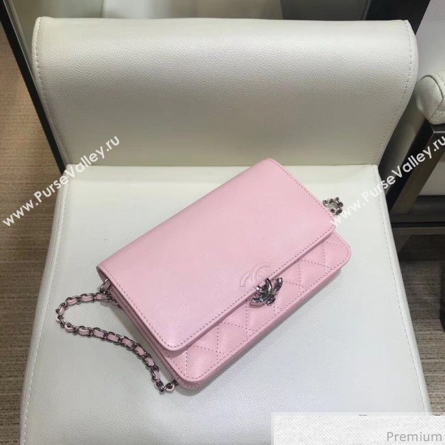 Chanel Wallet on Chain WOC A84428 Pink 2019 (SMJD-9041122)