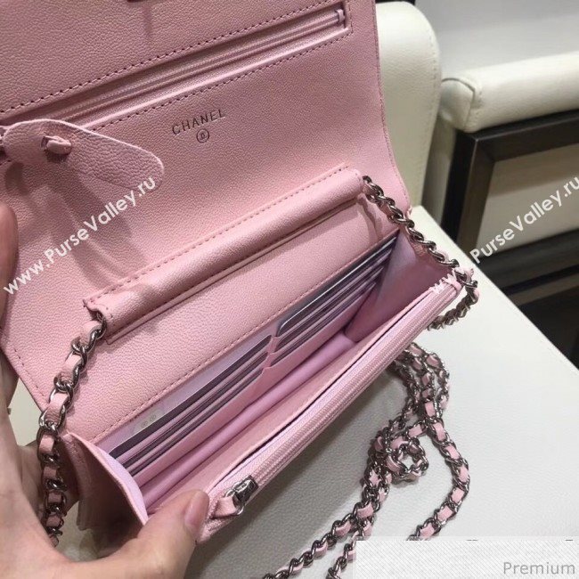 Chanel Wallet on Chain WOC A84428 Pink 2019 (SMJD-9041122)