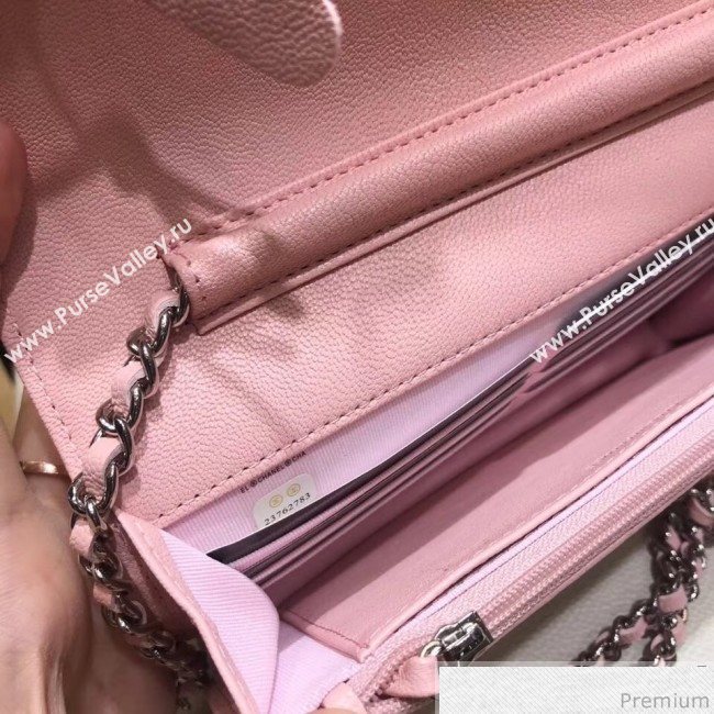 Chanel Wallet on Chain WOC A84428 Pink 2019 (SMJD-9041122)