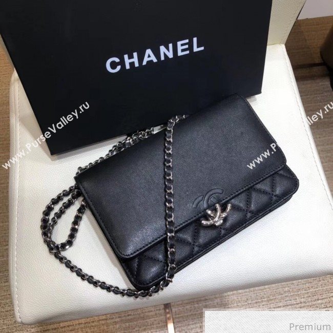 Chanel Wallet on Chain WOC A84428 Black 2019 (SMJD-9041121)