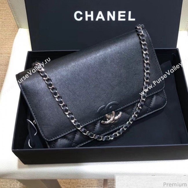 Chanel Wallet on Chain WOC A84428 Black 2019 (SMJD-9041121)